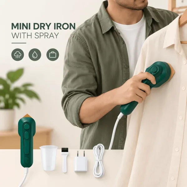 Emobile Mini Mini Portable Steamer Iron, 220V | Shopure